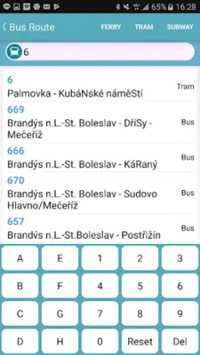 Prague Transit Timetable android App screenshot 6